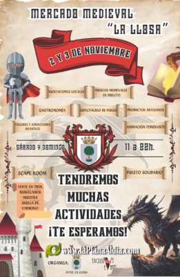La Llosa celebrará su Mercado Medieval el 2 y 3 de noviembre