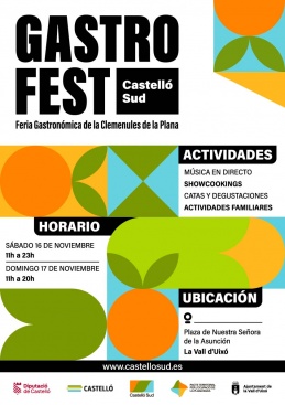 El Gastrofest Castelló Sud: la mejor opción de turismo, ocio y gastronomía local para disfrutar de La Plana Baixa en noviembre