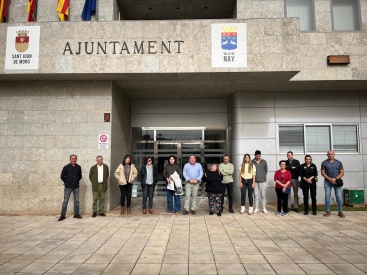 Minuto de silencio en Sant Joan de Moro por los afectados por la DANA