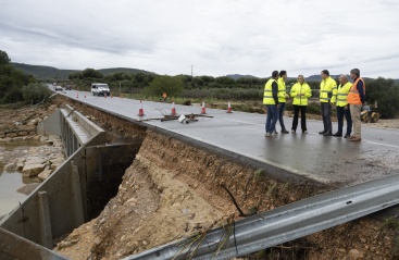 La Diputaci de Castell duplica el nmero de equipos de servicios viarios invernales para restablecer el trfico tras la DANA