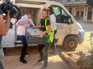 Castellón envía 500 raciones de arroz a banda a los afectados por la DANA
