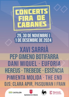 La Fira de Sant Andreu de Cabanes contará con música valenciana
