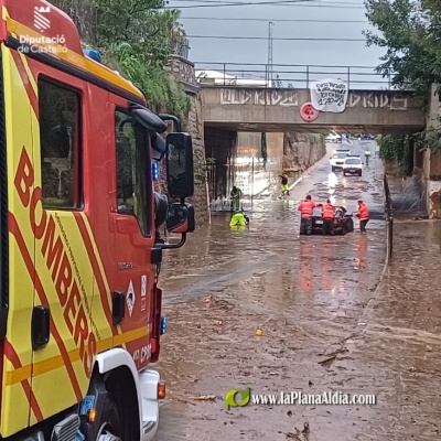 El Baix Maestrat pateix les conseqüències de la dana i els bombers rescaten 33 persones