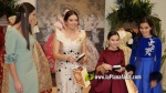 Vermell i ivori, els colors dels primers vestits de Claudia i Valeria