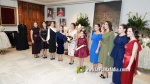 Vermell i ivori, els colors dels primers vestits de Claudia i Valeria