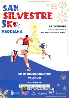 Burriana programa recuperar la San Silvestre de 5k para el 29 de diciembre
