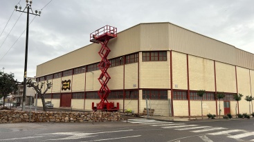 Betx invierte ms de 23.000 euros en la reparacin del techo del polideportivo municipal