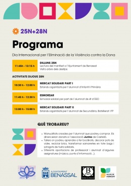 Benassal se suma a la commemoració del 25N amb un mercat solidari