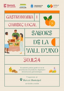 El Ayuntamiento de la Vall d'Uix dinamiza el Mercado Municipal con el evento gastronmico Ruta del Sabor