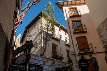 Morella planta el árbol de Navidad y encenderá las luces el 5 de diciembre