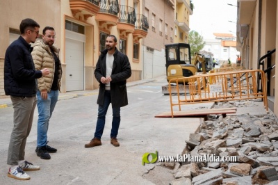 L’Alcora renueva la red de agua potable de la calle Canterers