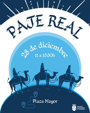 El Paje Real visitará Burriana para recoger las cartas de los niños y niñas para los Reyes de Oriente