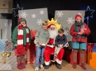 Papa Noel i els seus ajudants arriben al Grau de Castell