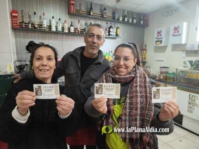 Diversos pellizcos de la lotería de Navidad en l'Alcora y Sant Joan de Moró