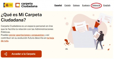 Lo Rat Penat aconsegueix que el Govern d'Espanya inclogui el valencià en una web