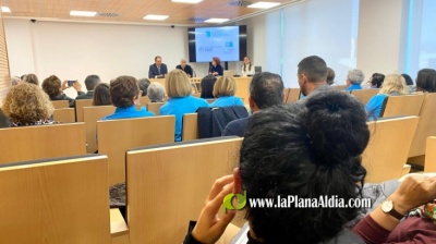 Eladio Collado (Decano de Ciencias de la Salud-UJI) en el COMCAS: