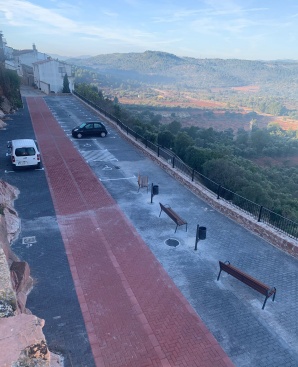 Finalizan las obras del aparcamiento para residentes en Vilafamés
