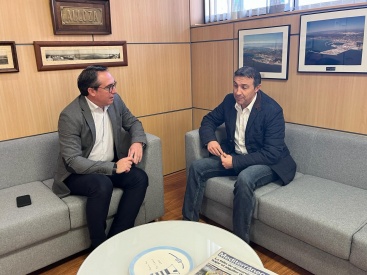 El presidente de la Autoridad Portuaria se reúne con representantes de AVA-ASAJA