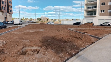 Vila-real gana una zona verde en la zona norte de la ciudad con las obras de urbanización de la calle Condes de Barcelona