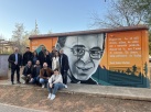 El Ayuntamiento de Vall d'Uix inicia el Ao Estells con la pintura de un mural