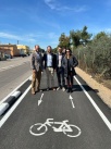 Castell amplia el carril bici de l'avinguda l'Alcora en l'aposta per la mobilitat sostenible
