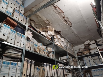 Burriana cierra un edificio del archivo  municipal por riesgo de derrumbe por falta de mantenimiento