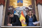 Carlos Mazn i Marta Barrachina uneixen forces per garantir l'abastiment d'aigua a Castell