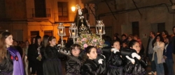 Muy concurrida la V Procesin Infantil de la Cofrada Virgen de los Dolores, con la participacin de todas las hermandades