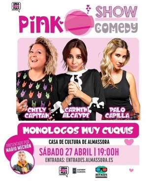 Carmen Alcayde, Chely Capitan y Paloma Capilla traen a Almassora su monólogo `Pink Comedy'