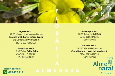 Florlia-Almenara ofrecer talleres gratuitos de baile por el Da Internacional de la Danza