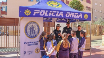 L'Ajuntament d'Onda prev l'assetjament escolar a travs de la Unitat d'Agent Tutor de la Policia Local