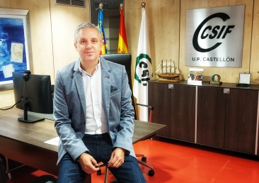 Javier Estrada es presenta per a ser reelegit president de CSIF Castell