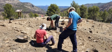 L'Ajuntament de Montán i la Diputació reanuden els treballs per conèixer i conservar el jaciment del Monte Calvari