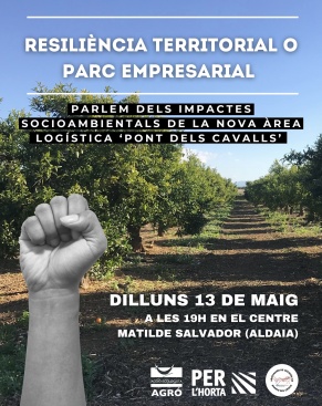 Organitzen una jornada per debatre sobre el nou Parc Empresarial Pont dels Cavalls d'Aldaia