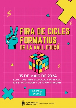 El Ayuntamiento de la Vall d'Uixo impulsa la formacion profesional con la Feria de Ciclos Formativos