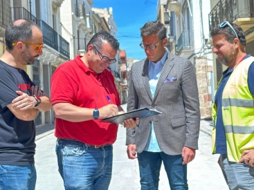 Concluida la primera parte de la tercera fase de peatonalización de la Vila en Almassora