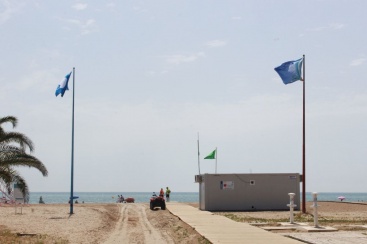 Burriana renueva su distintivo de la Bandera Azul