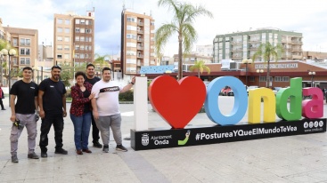 Onda suma un nuevo atractivo turstico con las letras 'I Love Onda' en Plaza Espaa