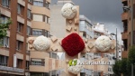 Borriana destella ornamentaci? floral amb les seves Creus de Maig