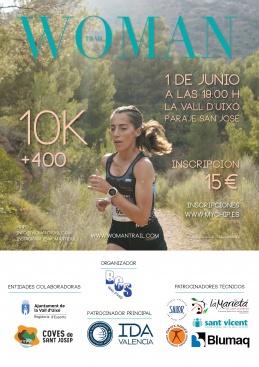 600 corredoras participarán en la Woman Trail 2024 en la Vall d'Uixo
