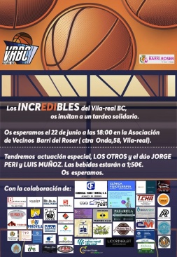 Los IncrEDIbles organizan un tardeo solidario en Vila-real