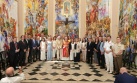 Autoridades eclesisticas, militares y civiles se renen en la bendicin de los frescos de la ermita de Santa Brbara en Burriana
