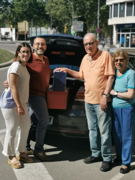 Enric Arens, `Quique', realiza la tercera donacin de fondos al Arxiu Municipal de Vila-real