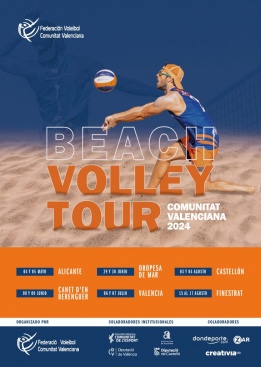 Oropesa del Mar acogerá el Beach Volley Tour Comunitat Valenciana 2024 este fin de semana