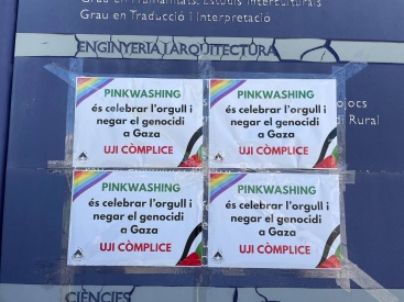 L'Assemblea d'Estudiants x Palestina de l'UJI s'organitza de nou al campus davant del silenci de l'UJI sobre el genocidi a Gaza