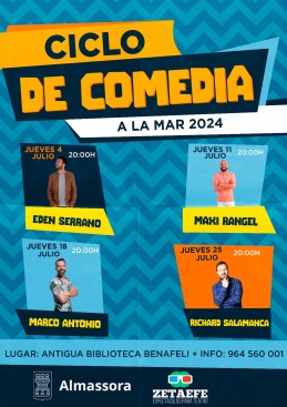 Almassora ofrece el mejor humor a la orilla del mar con un nuevo monólogo este jueves
