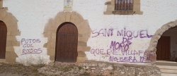 Condena del gobierno de Sant Joan de Mor a los actos vandlicos en la ermita de Sant Miquel de Vilafams