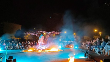 Comienza la gira estival del espectculo 'Olea' de la compaa castellonense Visitants