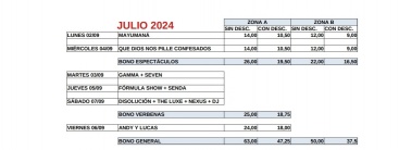 Venta de entradas para Fiestas Patronales de Segorbe 2024