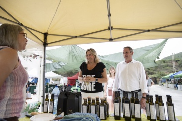 Marta Barrachina apoya el oleoturismo en la Fira Temprana de Montán